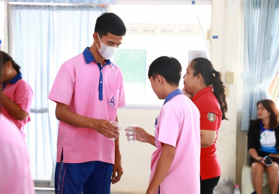 ภาพกิจกรรม  คณะวิทยาศาสตร์และเทคโนโลยี จัดค่ายวิทยาศาสตร์สัญจร ปีการศึกษา 2566 โรงเรียนวังตะเคียนประชานุสรณ์