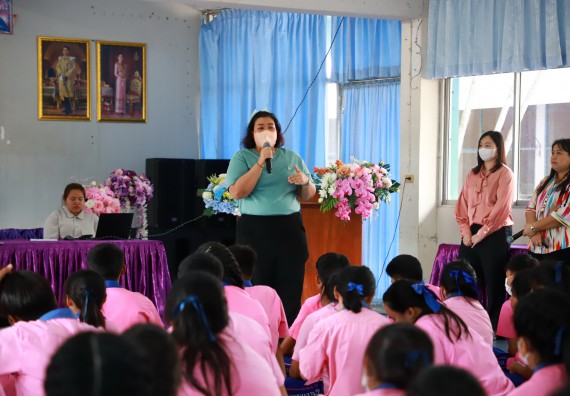 ภาพกิจกรรม  คณะวิทยาศาสตร์และเทคโนโลยี จัดค่ายวิทยาศาสตร์สัญจร ปีการศึกษา 2566 โรงเรียนวังตะเคียนประชานุสรณ์