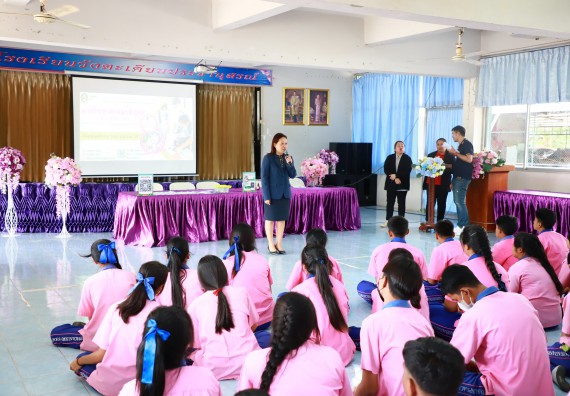 ภาพกิจกรรม  คณะวิทยาศาสตร์และเทคโนโลยี จัดค่ายวิทยาศาสตร์สัญจร ปีการศึกษา 2566 โรงเรียนวังตะเคียนประชานุสรณ์