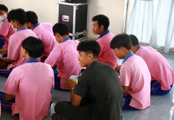 ภาพกิจกรรม  คณะวิทยาศาสตร์และเทคโนโลยี จัดค่ายวิทยาศาสตร์สัญจร ปีการศึกษา 2566 โรงเรียนวังตะเคียนประชานุสรณ์