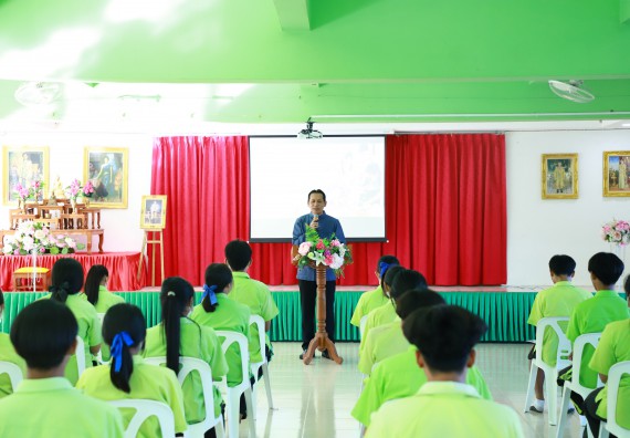 ภาพกิจกรรม  คณะวิทยาศาสตร์และเทคโนโลยี จัดค่ายวิทยาศาสตร์สัญจร ปีการศึกษา 2566  โรงเรียนหนองกองพิทยาคม