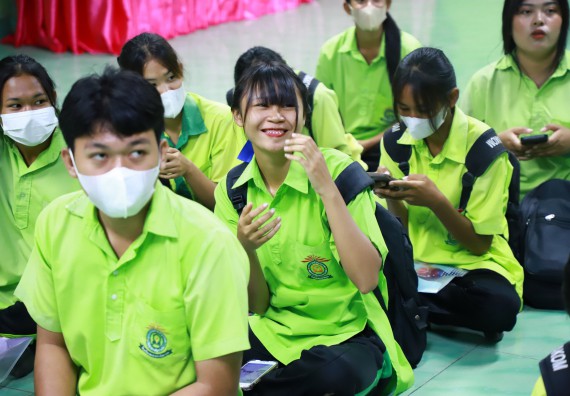 ภาพกิจกรรม  คณะวิทยาศาสตร์และเทคโนโลยี จัดค่ายวิทยาศาสตร์สัญจร ปีการศึกษา 2566  โรงเรียนหนองกองพิทยาคม