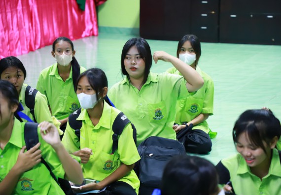 ภาพกิจกรรม  คณะวิทยาศาสตร์และเทคโนโลยี จัดค่ายวิทยาศาสตร์สัญจร ปีการศึกษา 2566  โรงเรียนหนองกองพิทยาคม