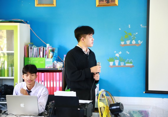 ภาพกิจกรรม  คณะวิทยาศาสตร์และเทคโนโลยี จัดค่ายวิทยาศาสตร์สัญจร ปีการศึกษา 2566  โรงเรียนหนองกองพิทยาคม