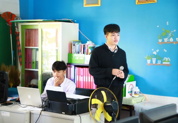 ภาพกิจกรรม  คณะวิทยาศาสตร์และเทคโนโลยี จัดค่ายวิทยาศาสตร์สัญจร ปีการศึกษา 2566  โรงเรียนหนองกองพิทยาคม