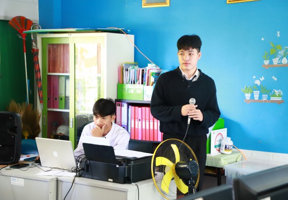 ภาพกิจกรรม  คณะวิทยาศาสตร์และเทคโนโลยี จัดค่ายวิทยาศาสตร์สัญจร ปีการศึกษา 2566  โรงเรียนหนองกองพิทยาคม