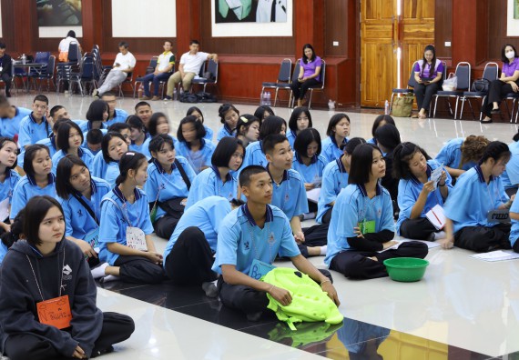 ภาพกิจกรรม  คณะวิทยาศาสตร์และเทคโนโลยี จัดกิจกรรมแนะแนวการศึกษา ให้นักเรียนระดับชั้นมัธยมศึกษาปีที่ 6 (สายวิทย์-คณิต/สายศิลป์) โรงเรียนราชประชานุเคราะห์ 55 จังหวัดตาก