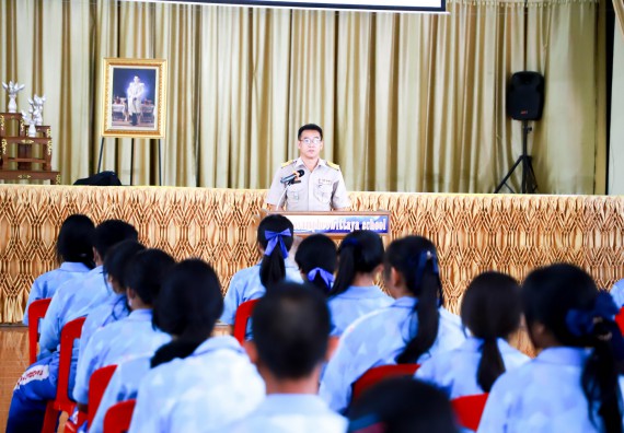 ภาพกิจกรรม  คณะวิทยาศาสตร์และเทคโนโลยี จัดค่ายวิทยาศาสตร์สัญจร ปีการศึกษา 2566  โรงเรียนโกสัมพีวิทยา