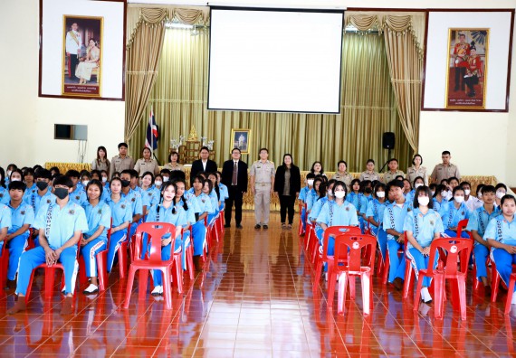ภาพกิจกรรม  คณะวิทยาศาสตร์และเทคโนโลยี จัดค่ายวิทยาศาสตร์สัญจร ปีการศึกษา 2566  โรงเรียนโกสัมพีวิทยา