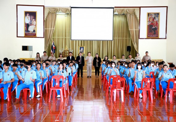 ภาพกิจกรรม  คณะวิทยาศาสตร์และเทคโนโลยี จัดค่ายวิทยาศาสตร์สัญจร ปีการศึกษา 2566  โรงเรียนโกสัมพีวิทยา