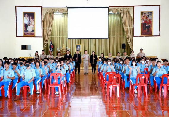 ภาพกิจกรรม  คณะวิทยาศาสตร์และเทคโนโลยี จัดค่ายวิทยาศาสตร์สัญจร ปีการศึกษา 2566  โรงเรียนโกสัมพีวิทยา