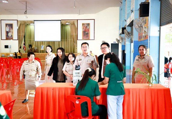 ภาพกิจกรรม  คณะวิทยาศาสตร์และเทคโนโลยี จัดค่ายวิทยาศาสตร์สัญจร ปีการศึกษา 2566  โรงเรียนโกสัมพีวิทยา