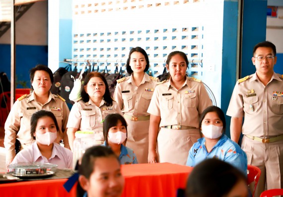 ภาพกิจกรรม  คณะวิทยาศาสตร์และเทคโนโลยี จัดค่ายวิทยาศาสตร์สัญจร ปีการศึกษา 2566  โรงเรียนโกสัมพีวิทยา