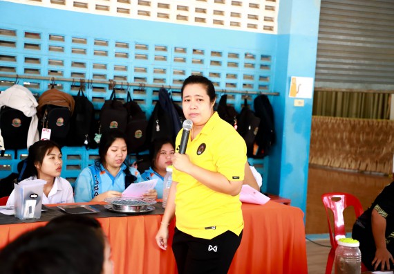 ภาพกิจกรรม  คณะวิทยาศาสตร์และเทคโนโลยี จัดค่ายวิทยาศาสตร์สัญจร ปีการศึกษา 2566  โรงเรียนโกสัมพีวิทยา