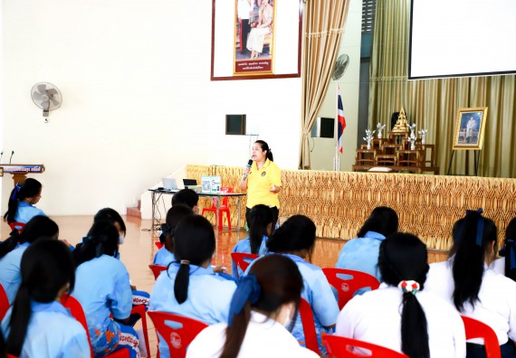 ภาพกิจกรรม  คณะวิทยาศาสตร์และเทคโนโลยี จัดค่ายวิทยาศาสตร์สัญจร ปีการศึกษา 2566  โรงเรียนโกสัมพีวิทยา