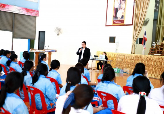 ภาพกิจกรรม  คณะวิทยาศาสตร์และเทคโนโลยี จัดค่ายวิทยาศาสตร์สัญจร ปีการศึกษา 2566  โรงเรียนโกสัมพีวิทยา