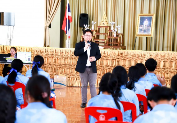 ภาพกิจกรรม  คณะวิทยาศาสตร์และเทคโนโลยี จัดค่ายวิทยาศาสตร์สัญจร ปีการศึกษา 2566  โรงเรียนโกสัมพีวิทยา