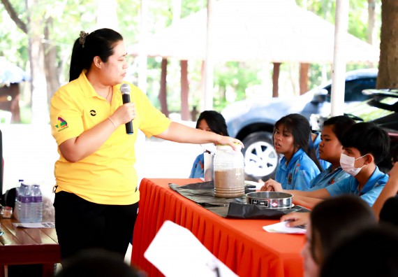 ภาพกิจกรรม  คณะวิทยาศาสตร์และเทคโนโลยี จัดค่ายวิทยาศาสตร์สัญจร ปีการศึกษา 2566  โรงเรียนโกสัมพีวิทยา