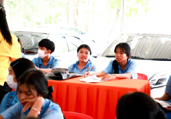 ภาพกิจกรรม  คณะวิทยาศาสตร์และเทคโนโลยี จัดค่ายวิทยาศาสตร์สัญจร ปีการศึกษา 2566  โรงเรียนโกสัมพีวิทยา