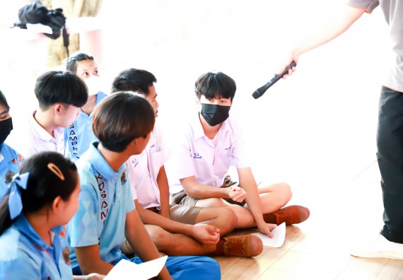 ภาพกิจกรรม  คณะวิทยาศาสตร์และเทคโนโลยี จัดค่ายวิทยาศาสตร์สัญจร ปีการศึกษา 2566  โรงเรียนโกสัมพีวิทยา