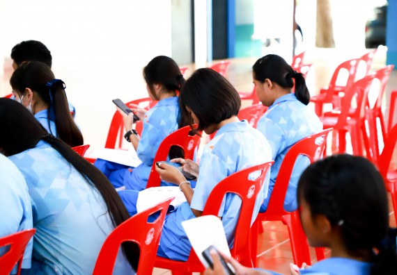 ภาพกิจกรรม  คณะวิทยาศาสตร์และเทคโนโลยี จัดค่ายวิทยาศาสตร์สัญจร ปีการศึกษา 2566  โรงเรียนโกสัมพีวิทยา