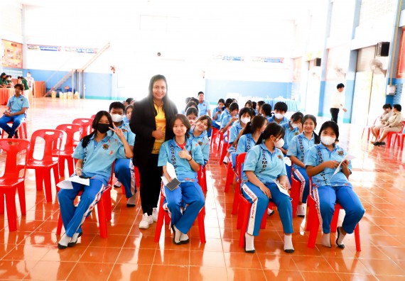 ภาพกิจกรรม  คณะวิทยาศาสตร์และเทคโนโลยี จัดค่ายวิทยาศาสตร์สัญจร ปีการศึกษา 2566  โรงเรียนโกสัมพีวิทยา