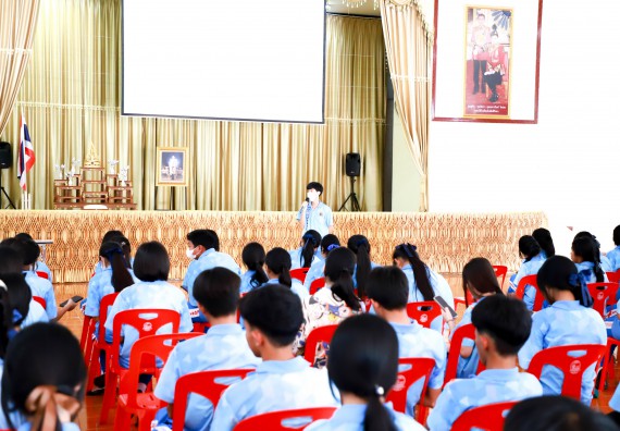 ภาพกิจกรรม  คณะวิทยาศาสตร์และเทคโนโลยี จัดค่ายวิทยาศาสตร์สัญจร ปีการศึกษา 2566  โรงเรียนโกสัมพีวิทยา