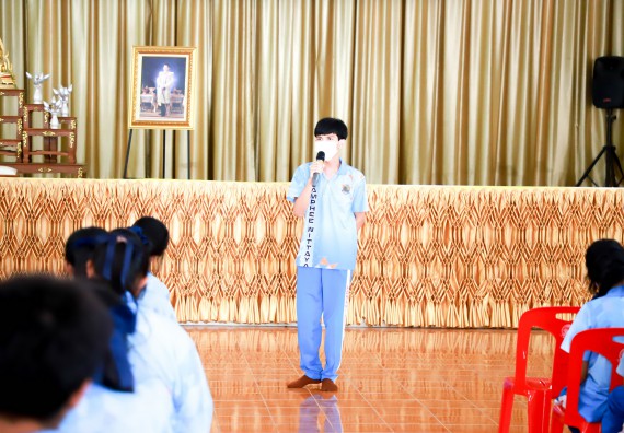 ภาพกิจกรรม  คณะวิทยาศาสตร์และเทคโนโลยี จัดค่ายวิทยาศาสตร์สัญจร ปีการศึกษา 2566  โรงเรียนโกสัมพีวิทยา