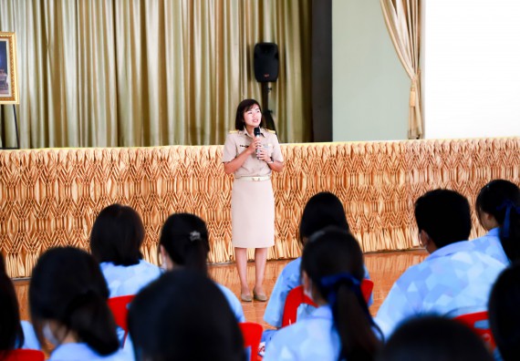 ภาพกิจกรรม  คณะวิทยาศาสตร์และเทคโนโลยี จัดค่ายวิทยาศาสตร์สัญจร ปีการศึกษา 2566  โรงเรียนโกสัมพีวิทยา