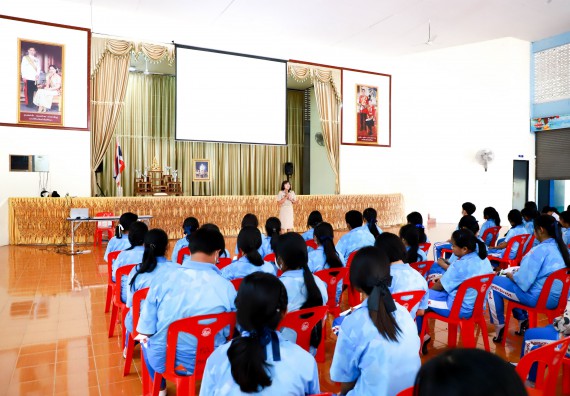 ภาพกิจกรรม  คณะวิทยาศาสตร์และเทคโนโลยี จัดค่ายวิทยาศาสตร์สัญจร ปีการศึกษา 2566  โรงเรียนโกสัมพีวิทยา
