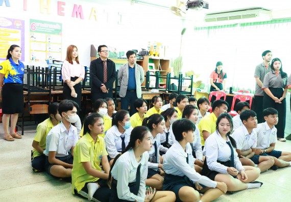 ภาพกิจกรรม  คณะวิทยาศาสตร์และเทคโนโลยี จัดค่ายวิทยาศาสตร์สัญจร ปีการศึกษา 2566  โรงเรียนองค์การบริหารส่วนจังหวัดกำแพงเพชร