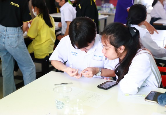 ภาพกิจกรรม  คณะวิทยาศาสตร์และเทคโนโลยี จัดค่ายวิทยาศาสตร์สัญจร ปีการศึกษา 2566  โรงเรียนองค์การบริหารส่วนจังหวัดกำแพงเพชร