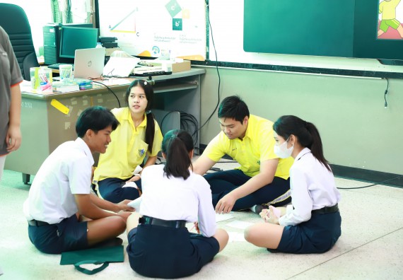 ภาพกิจกรรม  คณะวิทยาศาสตร์และเทคโนโลยี จัดค่ายวิทยาศาสตร์สัญจร ปีการศึกษา 2566  โรงเรียนองค์การบริหารส่วนจังหวัดกำแพงเพชร