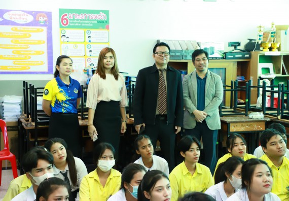 ภาพกิจกรรม  คณะวิทยาศาสตร์และเทคโนโลยี จัดค่ายวิทยาศาสตร์สัญจร ปีการศึกษา 2566  โรงเรียนองค์การบริหารส่วนจังหวัดกำแพงเพชร