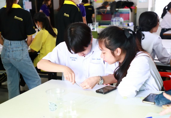 ภาพกิจกรรม  คณะวิทยาศาสตร์และเทคโนโลยี จัดค่ายวิทยาศาสตร์สัญจร ปีการศึกษา 2566  โรงเรียนองค์การบริหารส่วนจังหวัดกำแพงเพชร