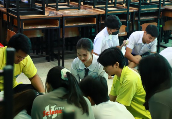 ภาพกิจกรรม  คณะวิทยาศาสตร์และเทคโนโลยี จัดค่ายวิทยาศาสตร์สัญจร ปีการศึกษา 2566  โรงเรียนองค์การบริหารส่วนจังหวัดกำแพงเพชร
