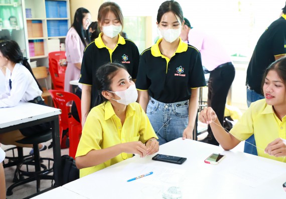 ภาพกิจกรรม  คณะวิทยาศาสตร์และเทคโนโลยี จัดค่ายวิทยาศาสตร์สัญจร ปีการศึกษา 2566  โรงเรียนองค์การบริหารส่วนจังหวัดกำแพงเพชร
