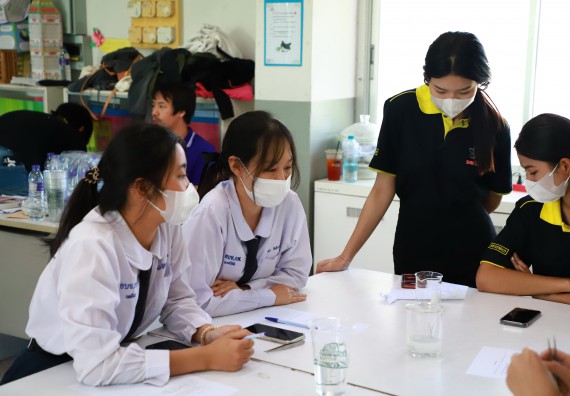 ภาพกิจกรรม  คณะวิทยาศาสตร์และเทคโนโลยี จัดค่ายวิทยาศาสตร์สัญจร ปีการศึกษา 2566  โรงเรียนองค์การบริหารส่วนจังหวัดกำแพงเพชร