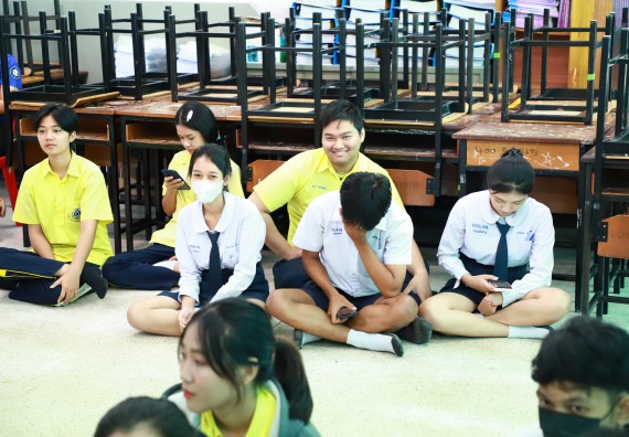 ภาพกิจกรรม  คณะวิทยาศาสตร์และเทคโนโลยี จัดค่ายวิทยาศาสตร์สัญจร ปีการศึกษา 2566  โรงเรียนองค์การบริหารส่วนจังหวัดกำแพงเพชร