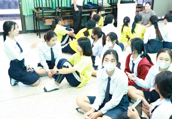 ภาพกิจกรรม  คณะวิทยาศาสตร์และเทคโนโลยี จัดค่ายวิทยาศาสตร์สัญจร ปีการศึกษา 2566  โรงเรียนองค์การบริหารส่วนจังหวัดกำแพงเพชร