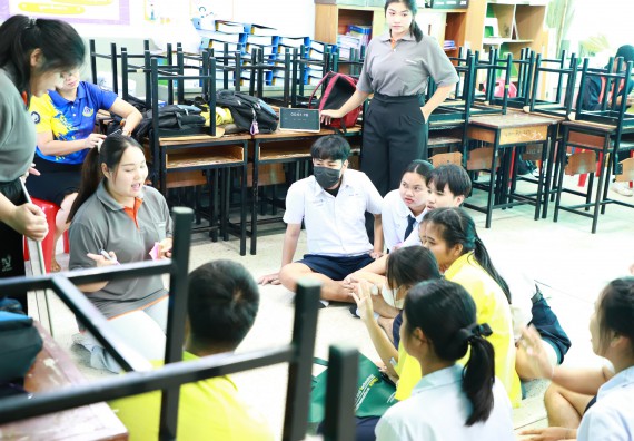 ภาพกิจกรรม  คณะวิทยาศาสตร์และเทคโนโลยี จัดค่ายวิทยาศาสตร์สัญจร ปีการศึกษา 2566  โรงเรียนองค์การบริหารส่วนจังหวัดกำแพงเพชร