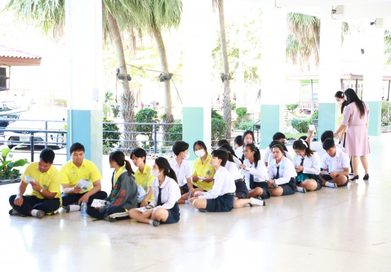 ภาพกิจกรรม  คณะวิทยาศาสตร์และเทคโนโลยี จัดค่ายวิทยาศาสตร์สัญจร ปีการศึกษา 2566  โรงเรียนองค์การบริหารส่วนจังหวัดกำแพงเพชร