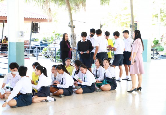 ภาพกิจกรรม  คณะวิทยาศาสตร์และเทคโนโลยี จัดค่ายวิทยาศาสตร์สัญจร ปีการศึกษา 2566  โรงเรียนองค์การบริหารส่วนจังหวัดกำแพงเพชร