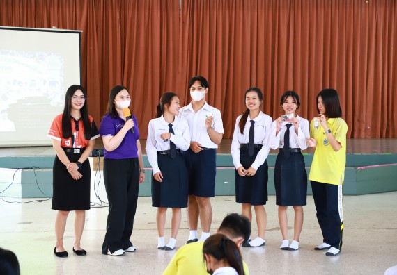 ภาพกิจกรรม  คณะวิทยาศาสตร์และเทคโนโลยี จัดค่ายวิทยาศาสตร์สัญจร ปีการศึกษา 2566  โรงเรียนองค์การบริหารส่วนจังหวัดกำแพงเพชร