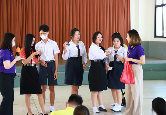 ภาพกิจกรรม  คณะวิทยาศาสตร์และเทคโนโลยี จัดค่ายวิทยาศาสตร์สัญจร ปีการศึกษา 2566  โรงเรียนองค์การบริหารส่วนจังหวัดกำแพงเพชร