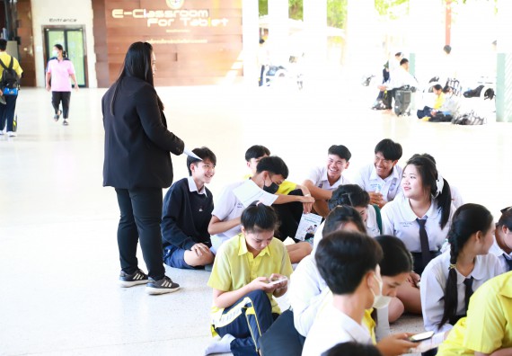 ภาพกิจกรรม  คณะวิทยาศาสตร์และเทคโนโลยี จัดค่ายวิทยาศาสตร์สัญจร ปีการศึกษา 2566  โรงเรียนองค์การบริหารส่วนจังหวัดกำแพงเพชร