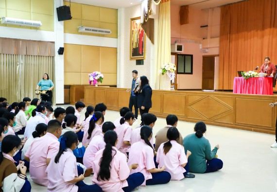 ภาพกิจกรรม  คณะวิทยาศาสตร์และเทคโนโลยี จัดค่ายวิทยาศาสตร์สัญจร ปีการศึกษา 2566  โรงเรียนวัชรวิทยา