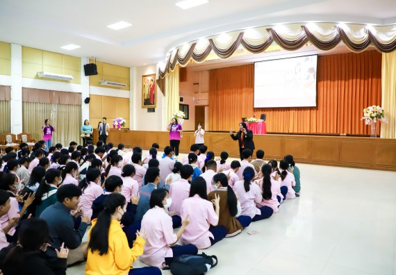 ภาพกิจกรรม  คณะวิทยาศาสตร์และเทคโนโลยี จัดค่ายวิทยาศาสตร์สัญจร ปีการศึกษา 2566  โรงเรียนวัชรวิทยา