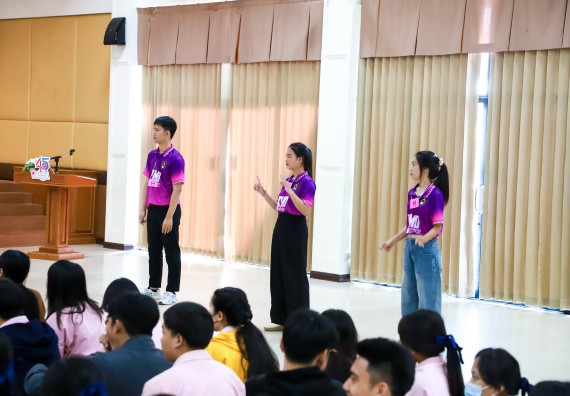 ภาพกิจกรรม  คณะวิทยาศาสตร์และเทคโนโลยี จัดค่ายวิทยาศาสตร์สัญจร ปีการศึกษา 2566  โรงเรียนวัชรวิทยา