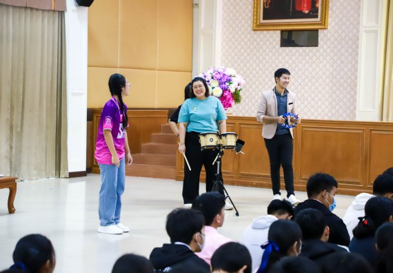 ภาพกิจกรรม  คณะวิทยาศาสตร์และเทคโนโลยี จัดค่ายวิทยาศาสตร์สัญจร ปีการศึกษา 2566  โรงเรียนวัชรวิทยา